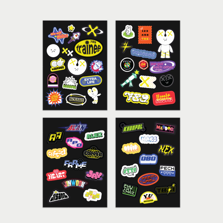 789 Sticker Set